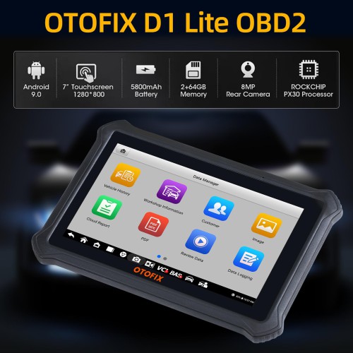 Français Original OTOFIX D1 Lite OBD2 Bi-directional Diagnostic Scanner Support CANFD & DoIP 38+ Reset Service Mise à niveau de MK808BT MK808 MX808