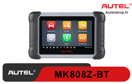 Français Original Autel MaxiCOM MK808Z-BT MK808BT PRO OBD2 Diagnostic Scanner Ajouter AutoAuth pour FCA SGW, Active Test, Battery Test